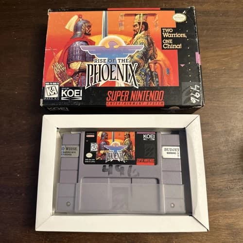 Rise Of The Phoenix - Super Nintendo SNES - Tested - Authentic
