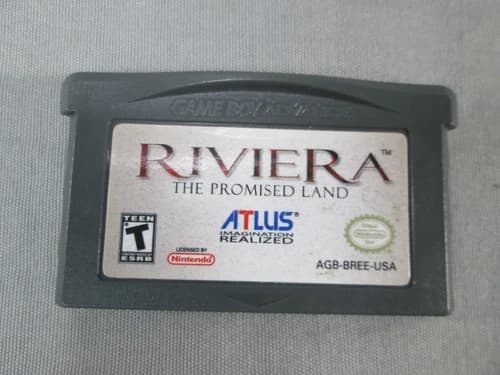 Nintendo GBA RIVIERA The Promised Land Cartridge Only TESTED Gameboy Advance