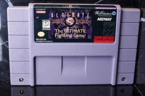 Ultimate Mortal Kombat 3 (SNES, 1996) Authentic Midway Fighting Game - Tested