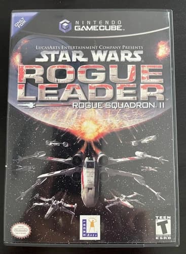 Star Wars Rogue Leader-Rogue Squadron II GameCube Complete Tested Working Auth.