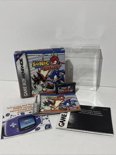 Sonic Battle GBA Game Boy Advance Complete CIB Authentic! Good Condition! RARE!