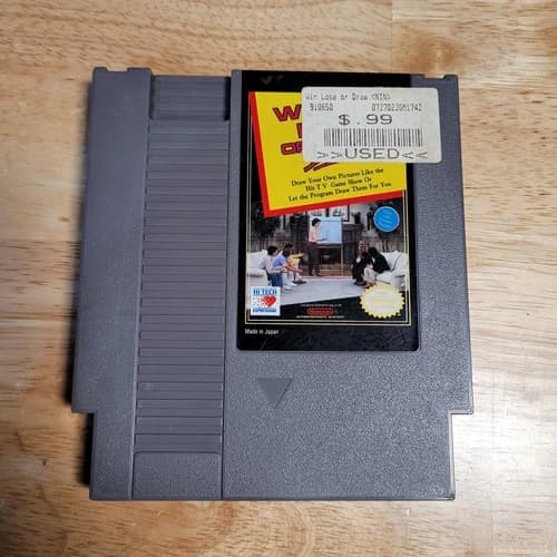 Win, Lose or Draw Nintendo Entertainment System, 1990 NES - Tested