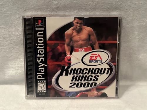 Knockout Kings 2000 EA Sports Sony PlayStation 1 Good Used Condition Video Game