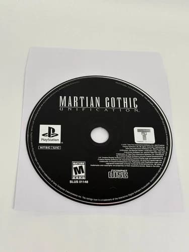 Martian Gothic: Unification Ps1 (Sony PlayStation 1, 2001) Disc Only