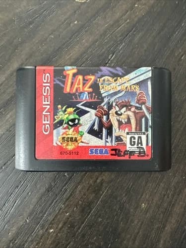Sega Genesis Game Only Taz In Escape From Mars