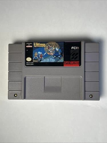 Ultima Runes of Virtue II Nintendo SNES RPG Authentic Good Batt