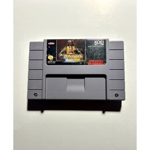 Nobunagas Ambition (Super Nintendo SNES)Works Authentic🔥Good shape!