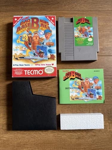 Bad News Baseball Nintendo NES Boxed Complete CIB in box Great Condition