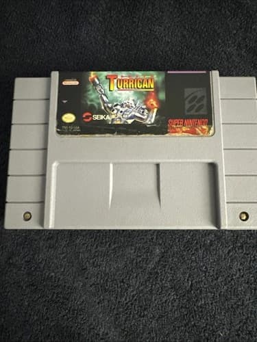 Super Turrican SNES Super Nintendo Authentic