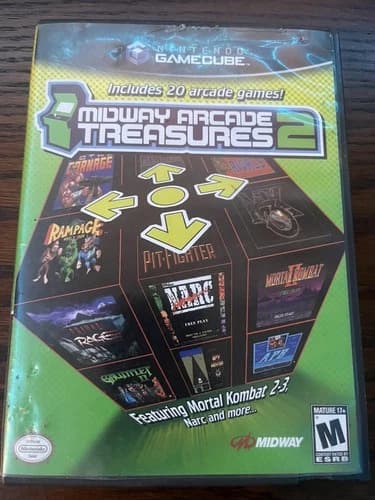 NINTENDO GAMECUBE - MIDWAY ARCADE TREASURES 2 tested works
