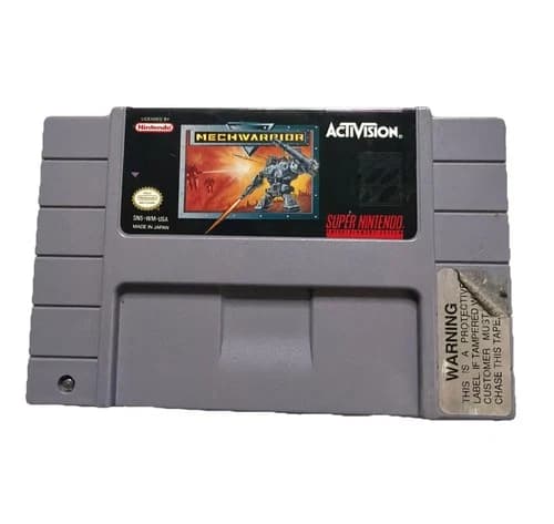 MechWarrior (Super Nintendo Entertainment System, 1992) - Tested and authentic