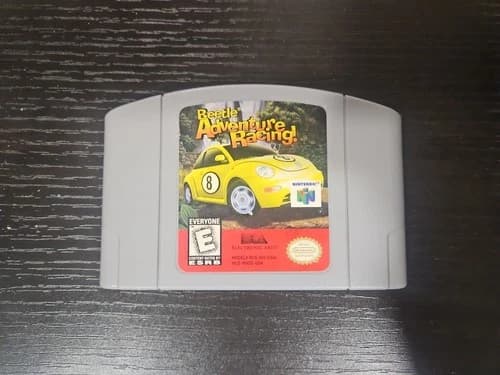 Beetle Adventure Racing N64 Authentic Tested working Game only