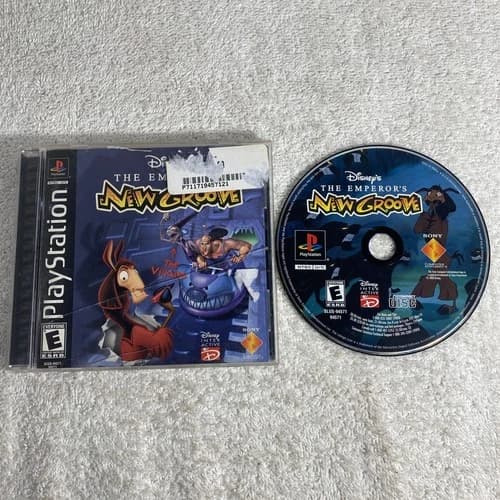 Disney’s The Emperor's New Groove (Sony PlayStation 1, PS1,2000) CIB Tested