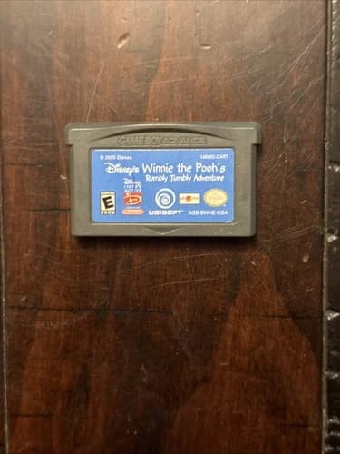 Disney's Winnie the Pooh: Rumbly Tumbly Adventure Game Boy Advance GBA Cartridge