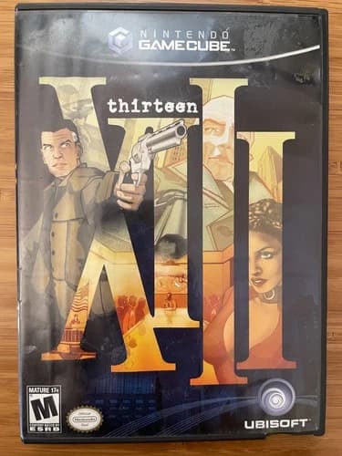 XIII Nintendo GameCube Cell Shaded Shooter Ubisoft Tested Working Flawlessly