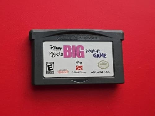 Piglet's Big Game Nintendo Game Boy Advance Disney Kids Authentic Works