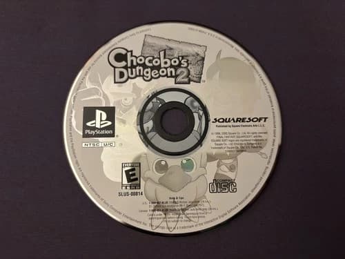 Chocobo’s Dungeon 2 - PlayStation 1 (PS1) - Disc Only - Tested Working