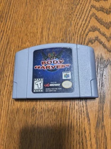 Body Harvest N64 Nintendo 64 Cartridge Only Authentic Tested, Works Great!