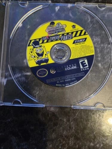 SpongeBob SquarePants: Lights, Camera, Pants GameCube Loose Disc Only Tested