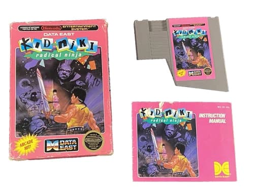 Kid Niki Radical Ninja NES Complete CIB with Box and Manual (Nintendo) Data East