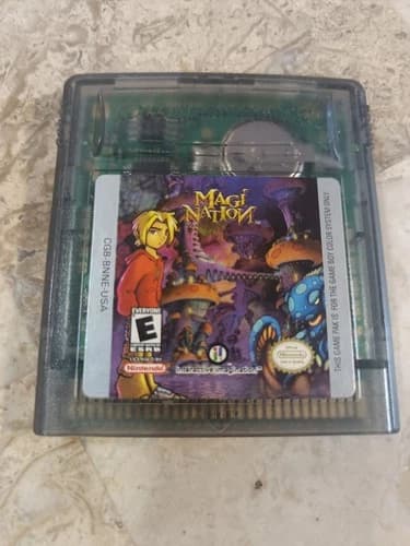 MAGI NATION ✨Gameboy Game Boy Color✨USA Authentic Nice Label Magination Rare RPG
