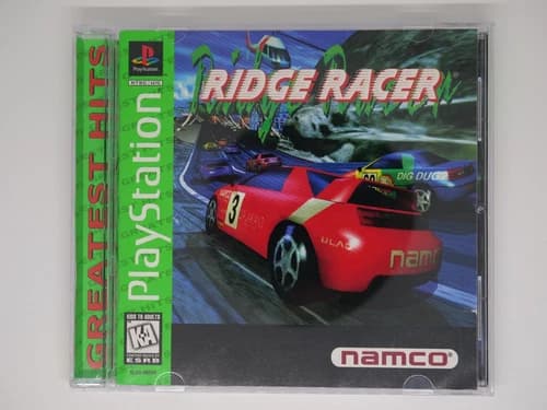 Ridge Racer - Greatest Hits - PS1 - Playstation 1 - Tested