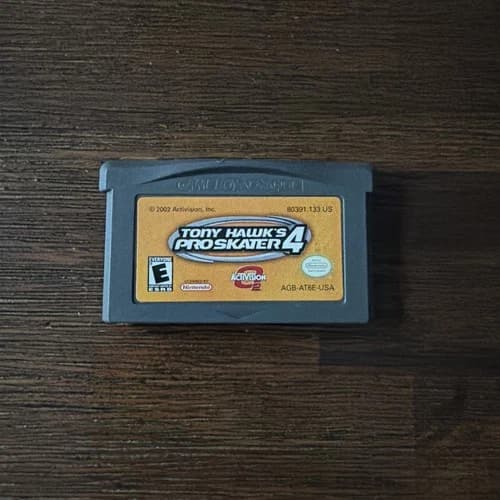 Gameboy Advance Tony Hawk's Pro Skater 4 Cartridge Only Tested Working