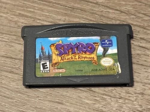 Spyro Attack of the Rhynocs Nintendo Game Boy Advance GBA Tested Authentic