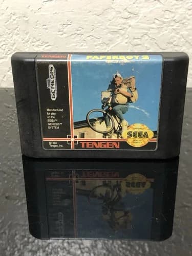 Paper Boy 2 - Sega Genesis - Tested - Cartridge Only!