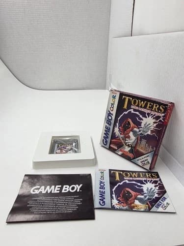 Towers Lord Baniff's Deceit RPG Game for Gameboy Color Complete never used #P12
