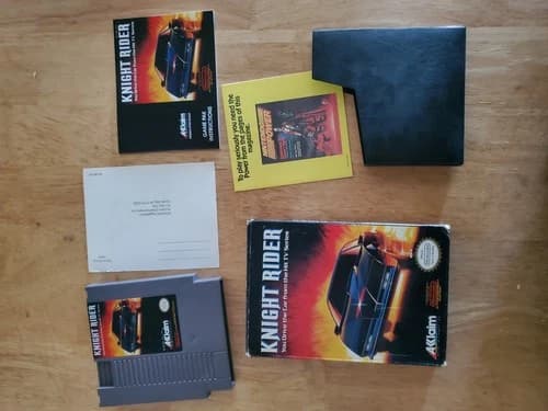 Acclaim Knight Rider Nintendo NES Complete w/ Manual, Box, Cartridge, Inserts