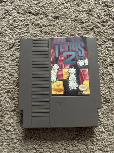 Tetris 2 Nintendo NES *TESTED & CLEANED CARTRIDGE ONLY*