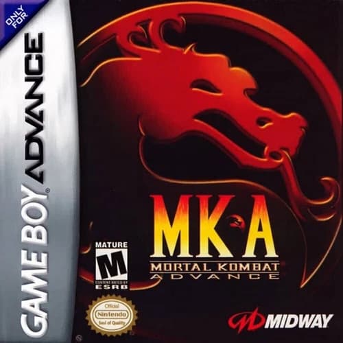 Mortal Kombat Advance GBA Video Game Gameboy Advance MKA 2001