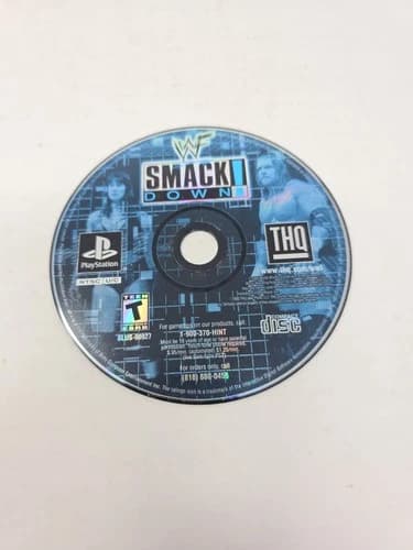 WWF SmackDown PlayStation 1 PS1 Disc Only Loose Disc Tested
