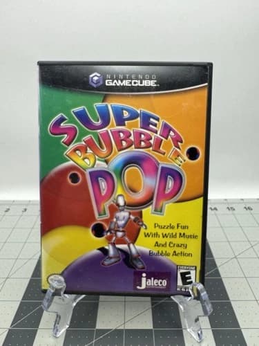 Super Bubble Pop (Nintendo GameCube, 2002) CIB Tested & Works.