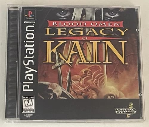 Blood Omen: Legacy of Kain Sony PlayStation 1 Complete CIB W/ Registration Card