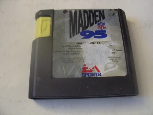 Madden NFL 95 (Sega Genesis, 1994) Authentic Tested Working