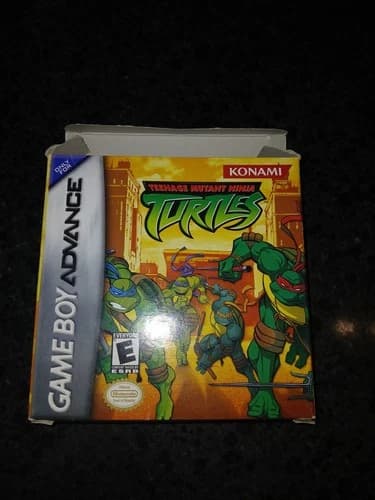 Game Boy Advance GBA Teenage Mutant Ninja Turtles CIB Complete GOOD