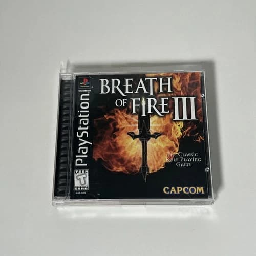 Breath of Fire III PS1 Complete CIB Reg Card Tested Sony PlayStation