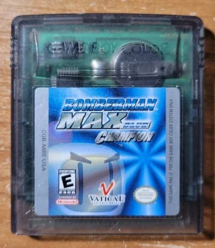 Bomberman Max Blue Champion Nintendo Game Boy Color (Authentic) Tested