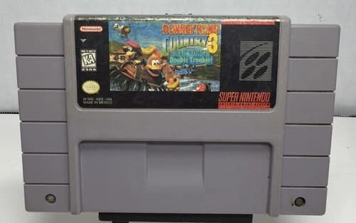 Donkey Kong Country 3: Dixie Kong's Double Trouble! SNES Game Super NIntendo