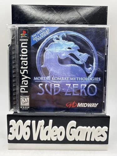 Mortal Kombat Mythologies Sub-Zero Sony PlayStation 1 PS1 Game CIB Tested