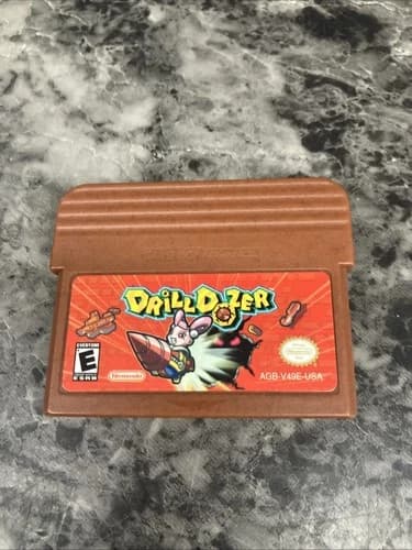 Guaranteed Work Nintendo Game Boy Advance GBA Drill Dozer Cartridge Only