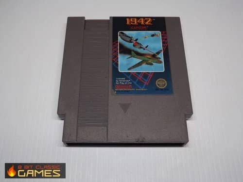 AUTHENTIC! 1942 GAME ONLY - NINTENDO NES 521a