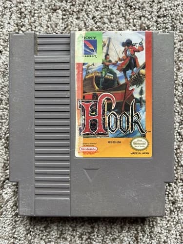 Hook (Nintendo Entertainment System, 1992) NES Tested Works Well