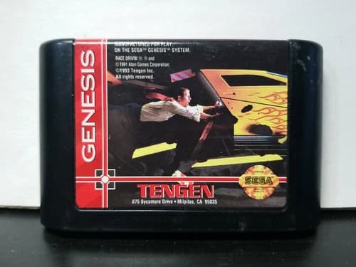Race Drivin (Sega Genesis 1993) Authentic - Cartridge Only - Tested
