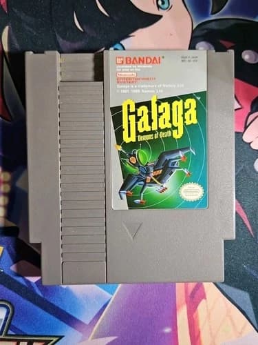 Galaga: Demons of Death (Nintendo NES, 1988) Tested Authentic Cartridge