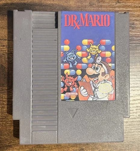 Dr. Mario (Nintendo Entertainment System) Authentic Tested NES Game Cartridge
