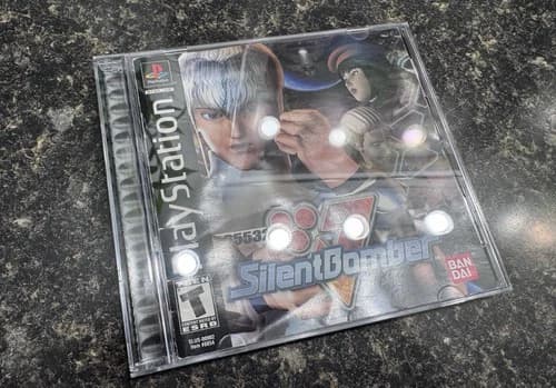 Silent Bomber (Sony PlayStation 1, 2000) CIB PS1 Bandai