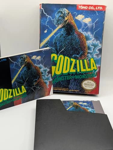 Nintendo NES Godzilla: Monster of Monsters Complete In Box!